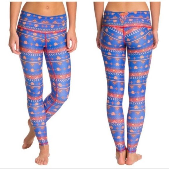 Teeki Choose Roses Yoga Pant Print Leggings - Picture 1 of 6